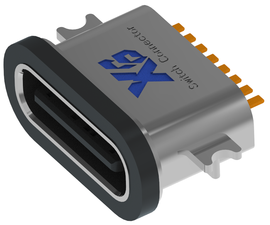 XB-TYPE C 8P-10   XB-TYPE C 8 P沈殿板1.6防水メスホルダL=6.7 mm（ストリップ鋼片）（亜鉛合金ハウジング）